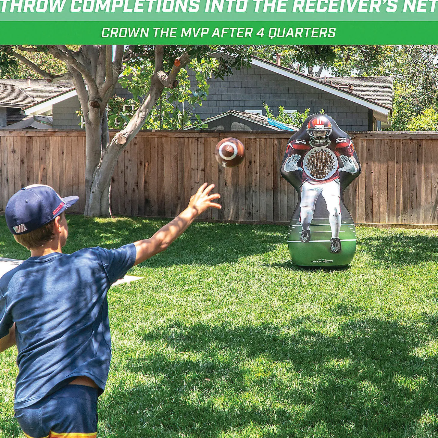 Gosports Inflataman Football Challenge