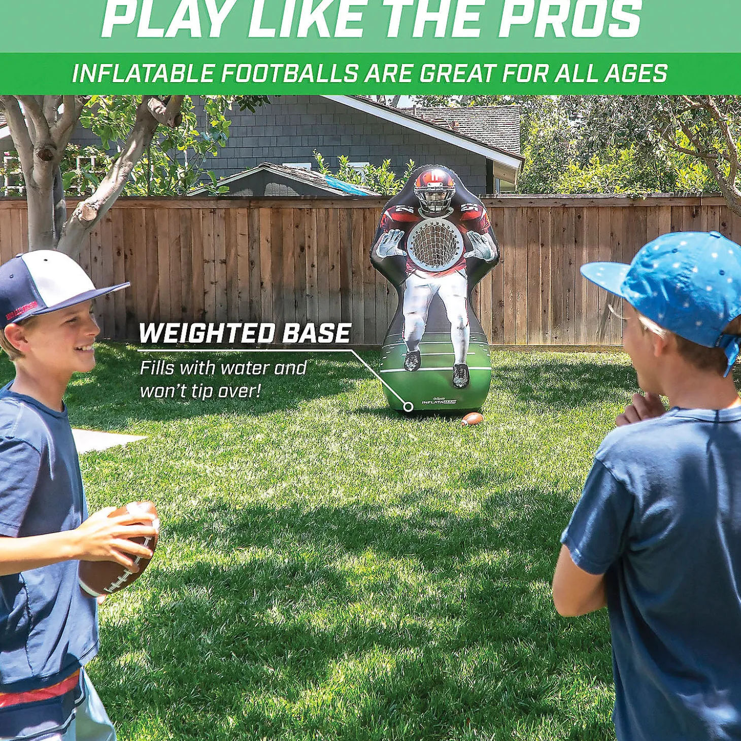 Gosports Inflataman Football Challenge