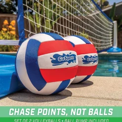 Gosports Pro Neoprene Pool Volleyballs - 2 Pack