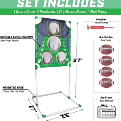 Gosports Red Zone Challenge Football Toss Game