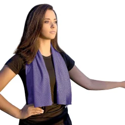 Grand Fusion Housewares 2Kool Sports Cooling Towel With 13.5 Oz. Bpa Free Tritan Water Bottle For Sports/ Light Blue