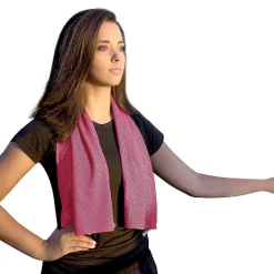 Grand Fusion 2Kool Sports Cooling Towel With 13.5 Oz. Tritan Water Bottle For Sports / Hot Pink