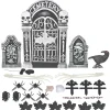 Graveyard Halloween Decoration Set - 24 Pc.
