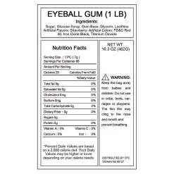 Gumball Eyes - 77 Pc.