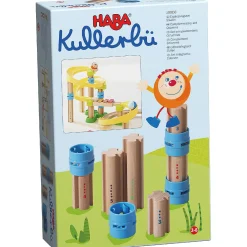 Haba Kullerbu Expansion Set - Columns - 10 Piece Set For Creating Higher Ball Track Layouts