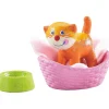 Haba Little Friends Cat Kiki With Basket, Blanket & Bowl