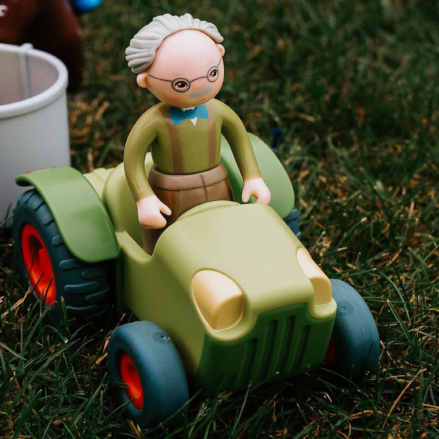 Haba Little Friends Grandpa Kurt - 4.5" Dollhouse Toy Figure