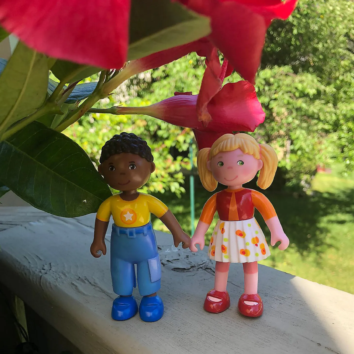 Haba Little Friends Milla - 3.75" Dollhouse Toy Figure With Blonde Hair