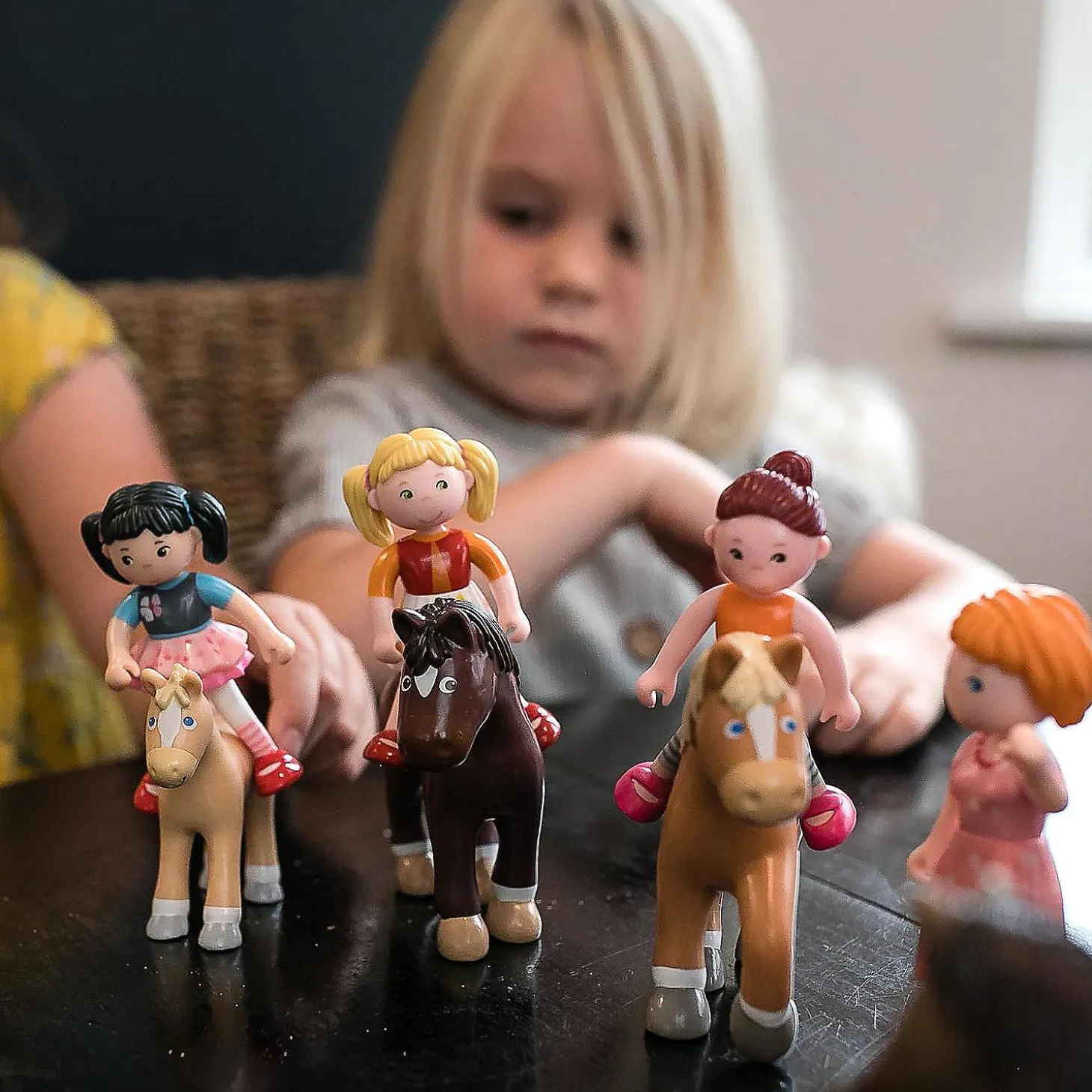 Haba Little Friends Milla - 3.75" Dollhouse Toy Figure With Blonde Hair