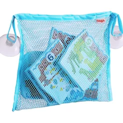 Haba Numbers Puzzle In Net - 10 Piece Counting Bath Toy With Suction Cup Storage Net