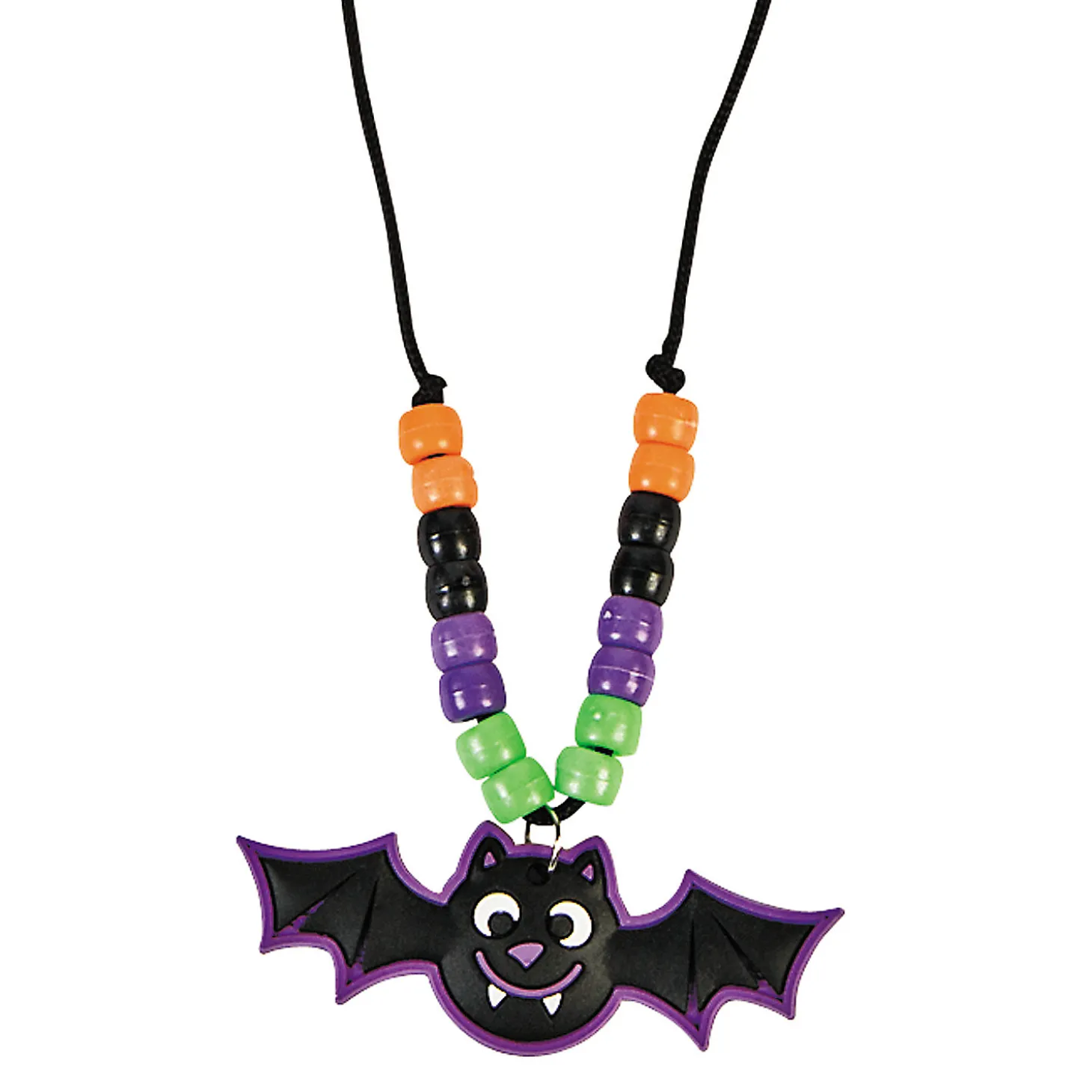 Halloween Bat Necklace Craft Kit - Makes 12