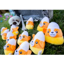 Halloween Candy Corn Stuffed Corgis - 12 Pc.