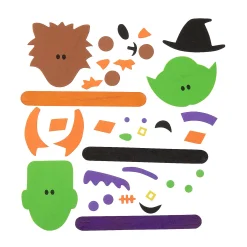 Halloween Character Bookmark Craft Kit - Makes 12