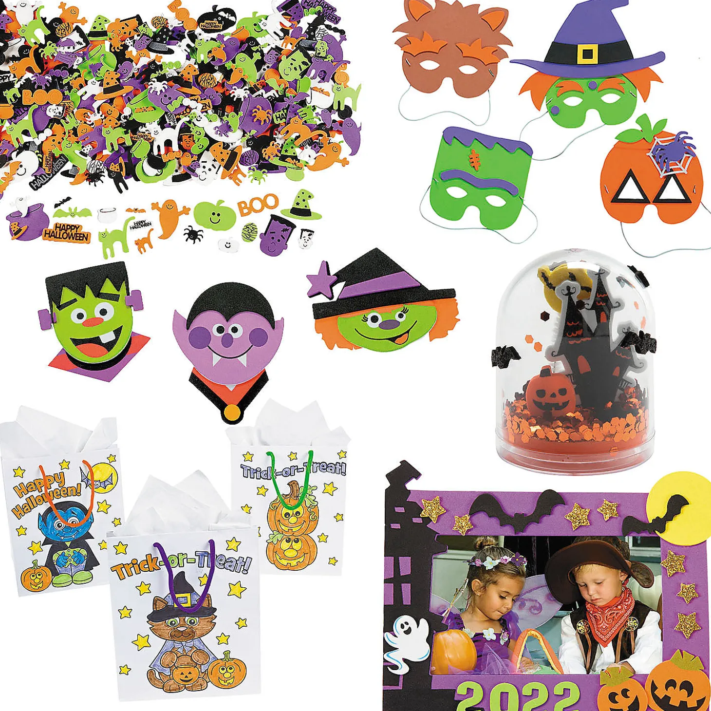 Halloween Craft Assortment Kit For 12