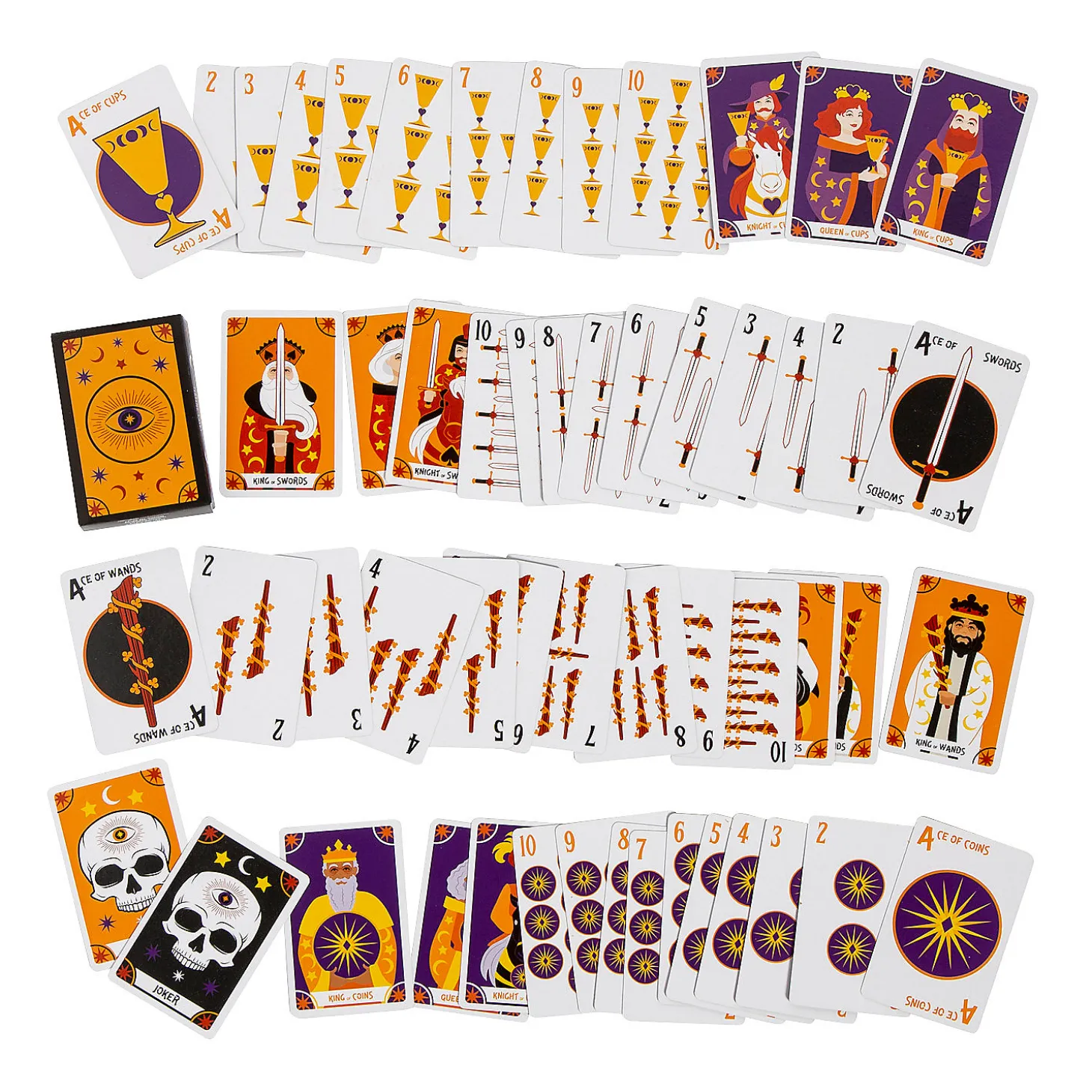 Halloween Fortune Teller Playing Cards - 12 Pc.