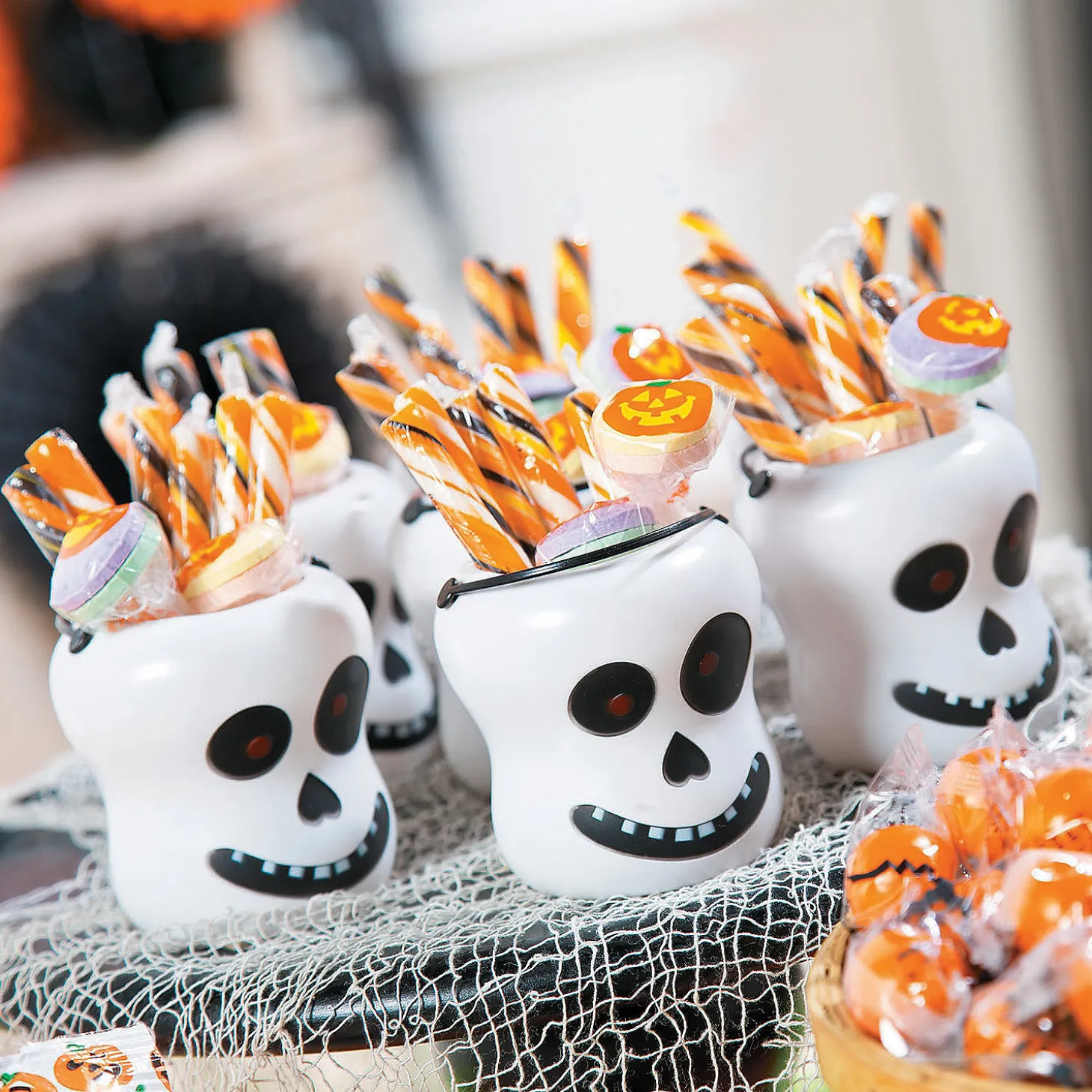Halloween Hard Candy Sticks - 80 Pc.