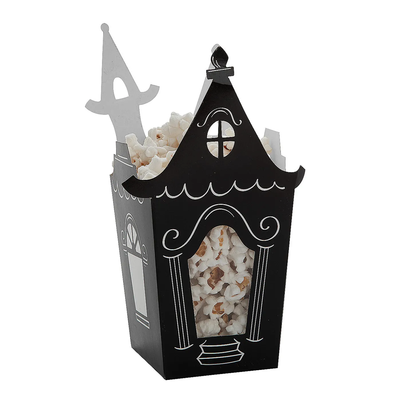 Halloween Haunted House Popcorn Boxes - 12 Pc.