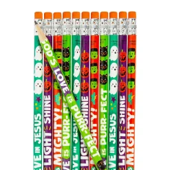 Halloween Icons Religious Pencils - 24 Pc.