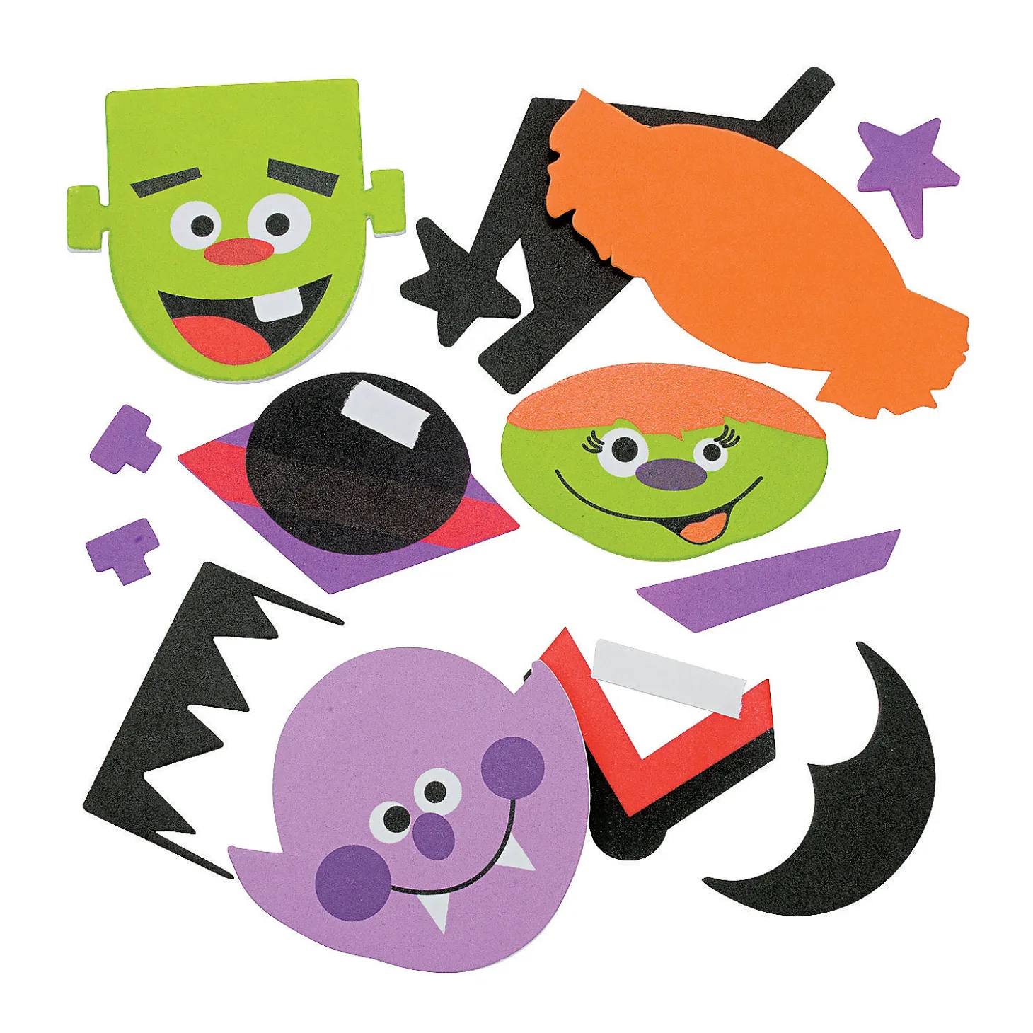 Halloween Magnet Craft Kit - Makes 12