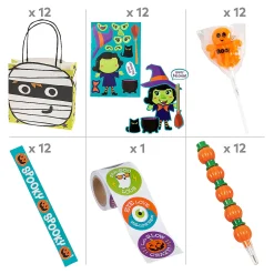 Halloween Party Handout Kit For 12 Guests