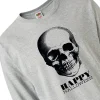 Halloween Skull Adult's Long-Sleeve T-Shirt