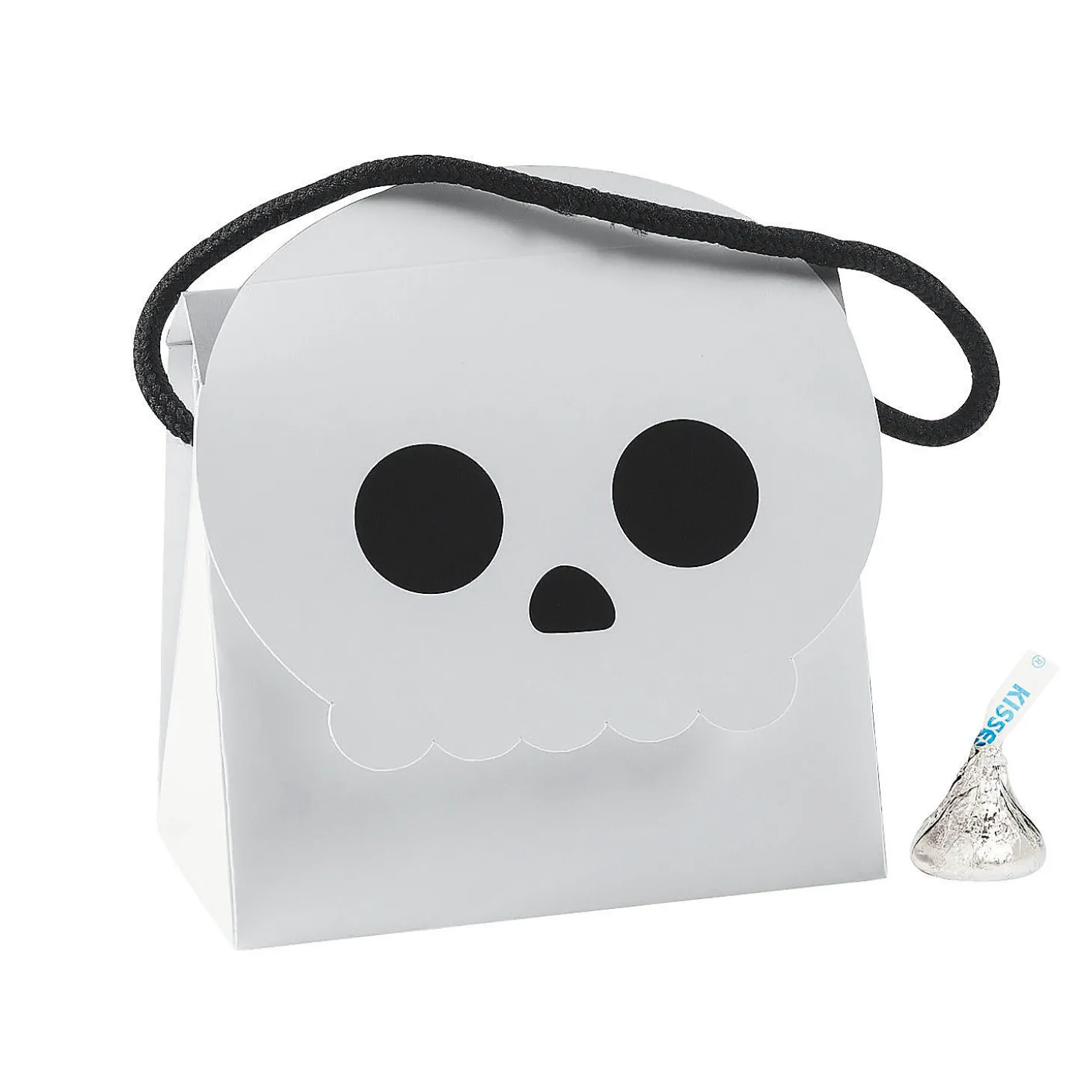 Halloween Skull Head Treat Boxes - 12 Pc.