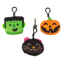 Halloween Stuffed Character Backpack Clip Keychains - 12 Pc.
