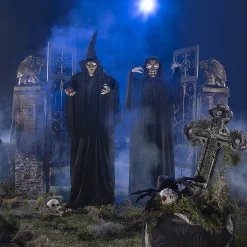 Halloween Witch & Reaper Couple Standing Halloween Decorations - 2 Pc.