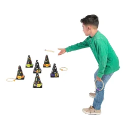 Halloween Witch Cone Ring Toss Game
