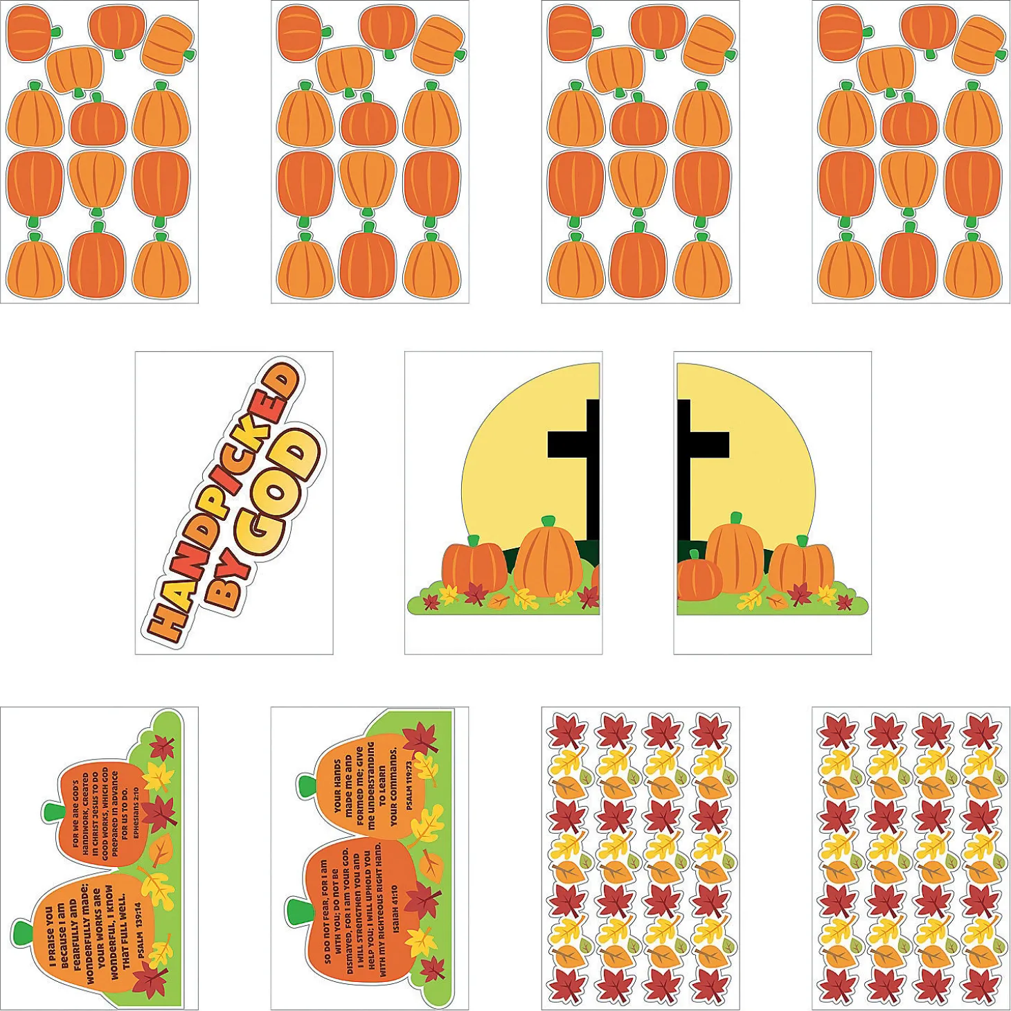 Handpicked By God Bulletin Board Set - 11 Pc.