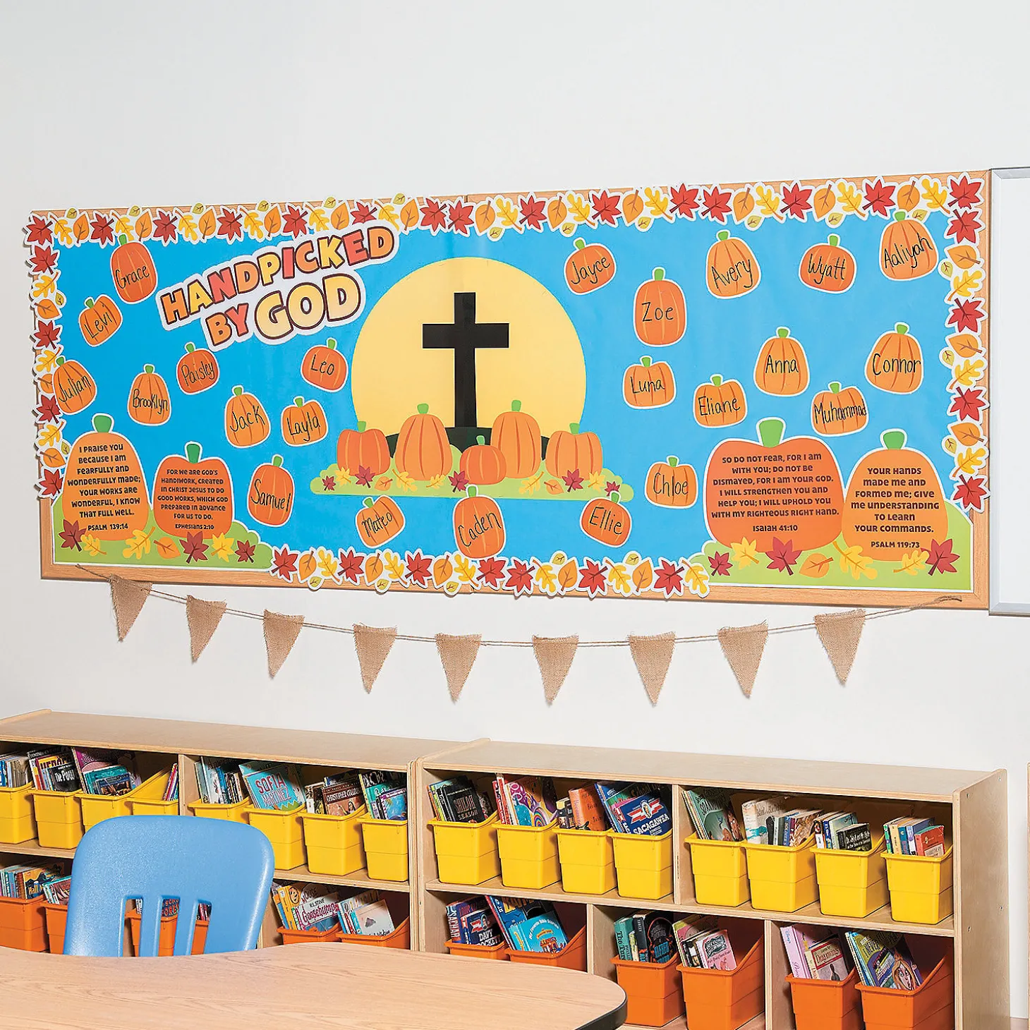 Handpicked By God Bulletin Board Set - 11 Pc.