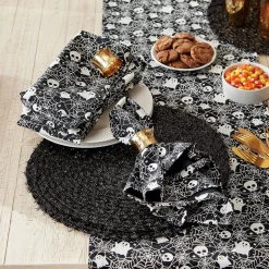 Haunted Objects Printed Napkin (Set Of 6)