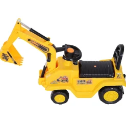 Homcom No Power 3 In 1 Ride On Excavator Digger Construction Truck