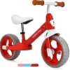 Honey Joy Toddler Balance Bike W/ Feetrests For 2-5 Yr Red