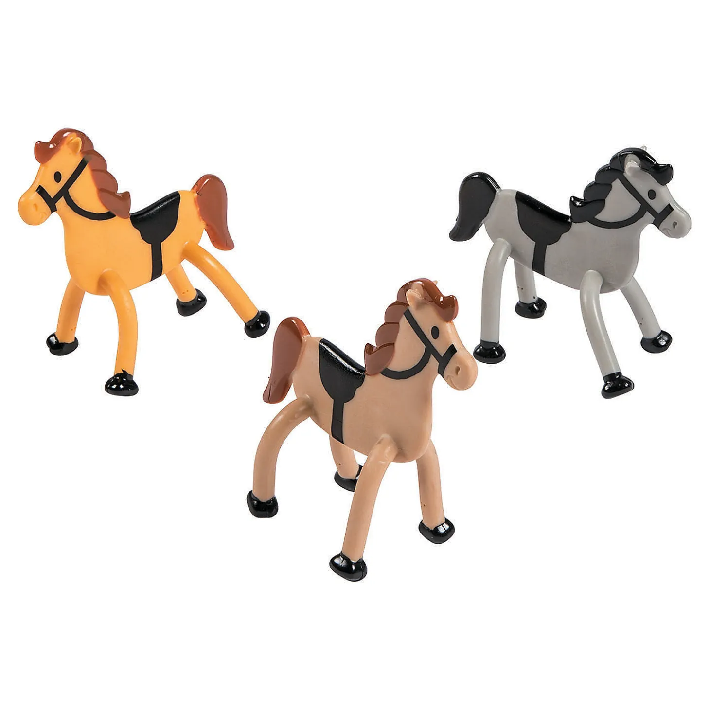 Horse 3D Bendables - 24 Pc.