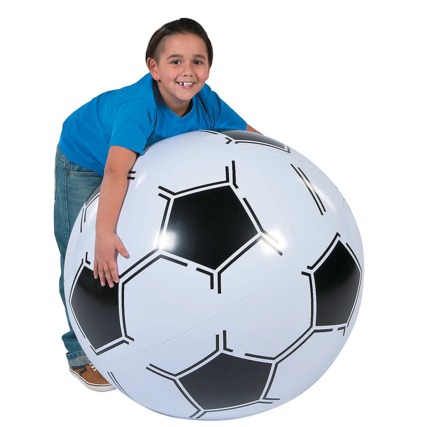 Inflatable 30" Sports Vbs Extra Large Soccer Ball