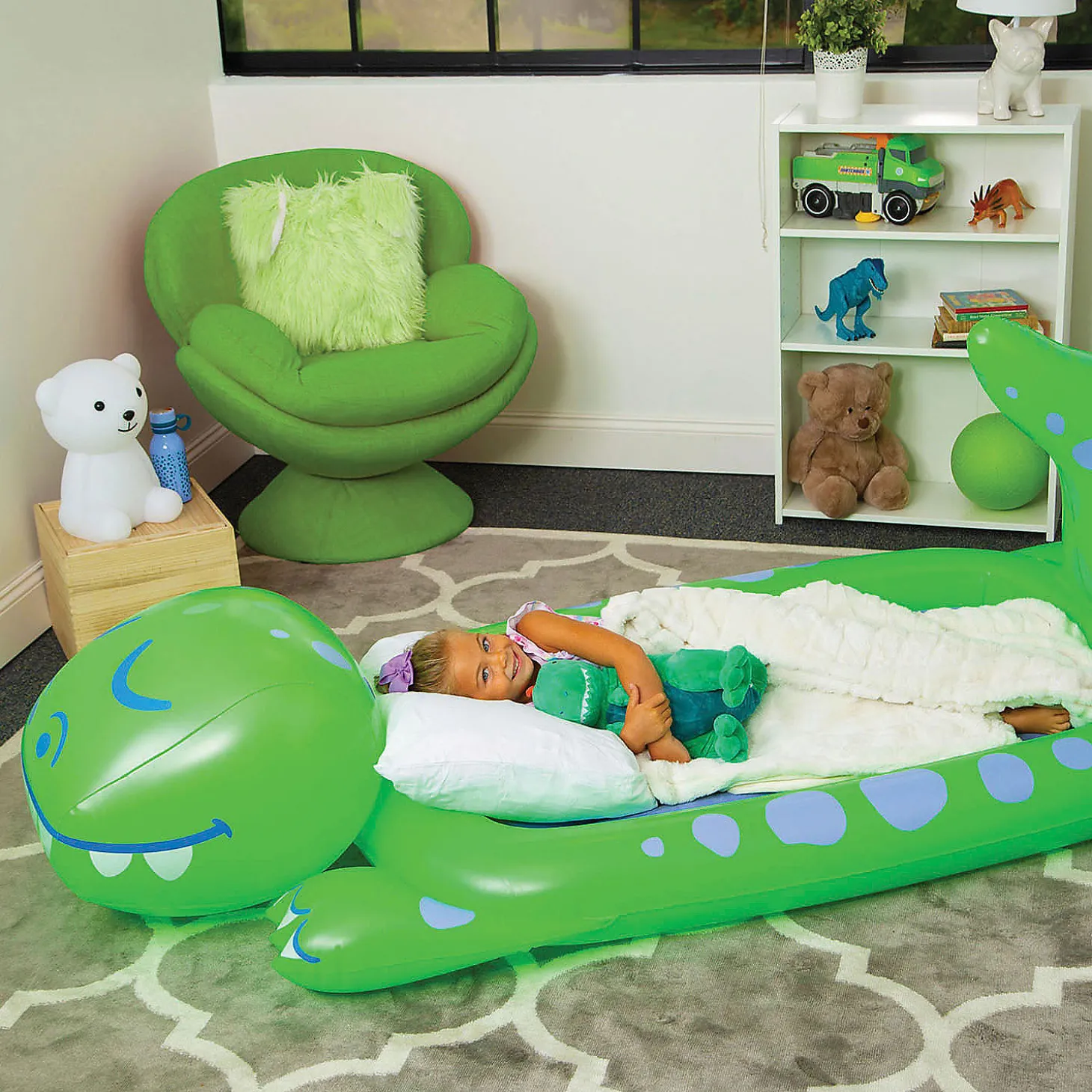 Inflatable Dinosaur Dream Floor Floatie By Good Banana
