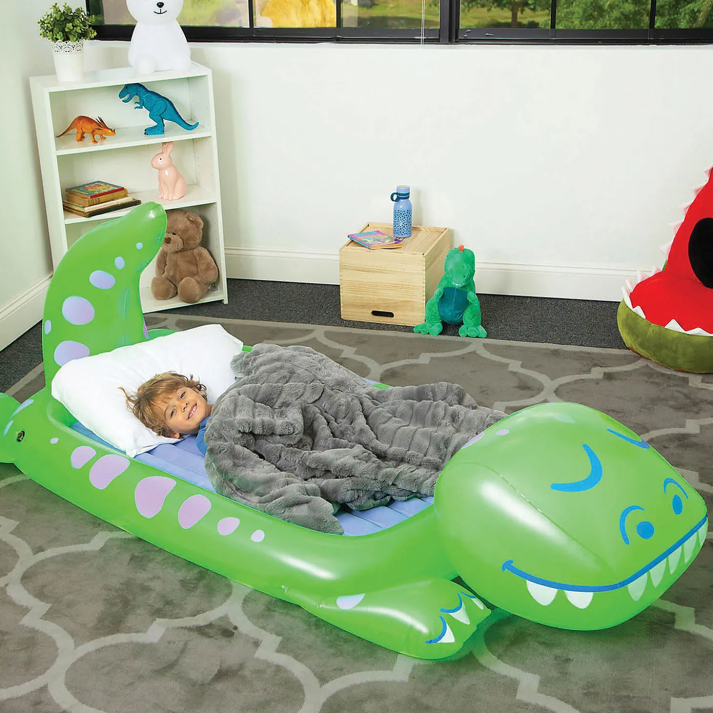 Inflatable Dinosaur Dream Floor Floatie By Good Banana