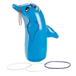 Inflatable Dolphin Ring Toss Game