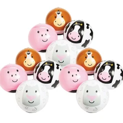 Inflatable Farm Animals Assortment - 12 Pc.