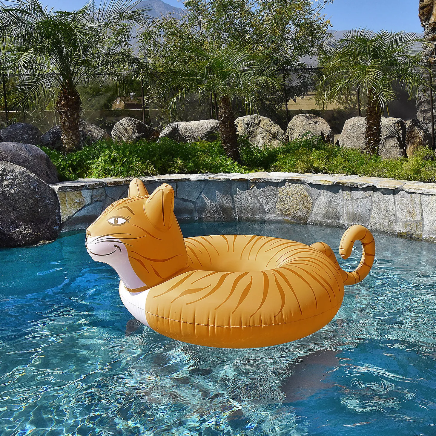 Inflatable Gofloats™ Meowzers Cat Tube Raft
