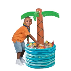 Inflatable Palm Tree In Pool Cooler