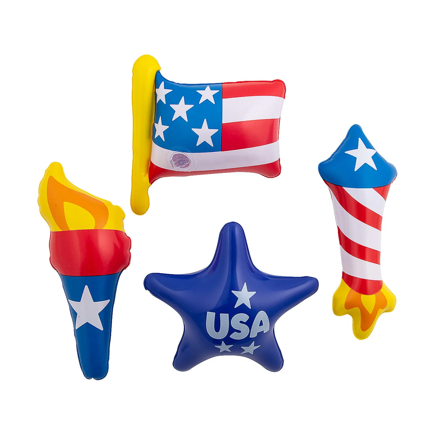 Inflatable Patriotic Set - 4 Pc.