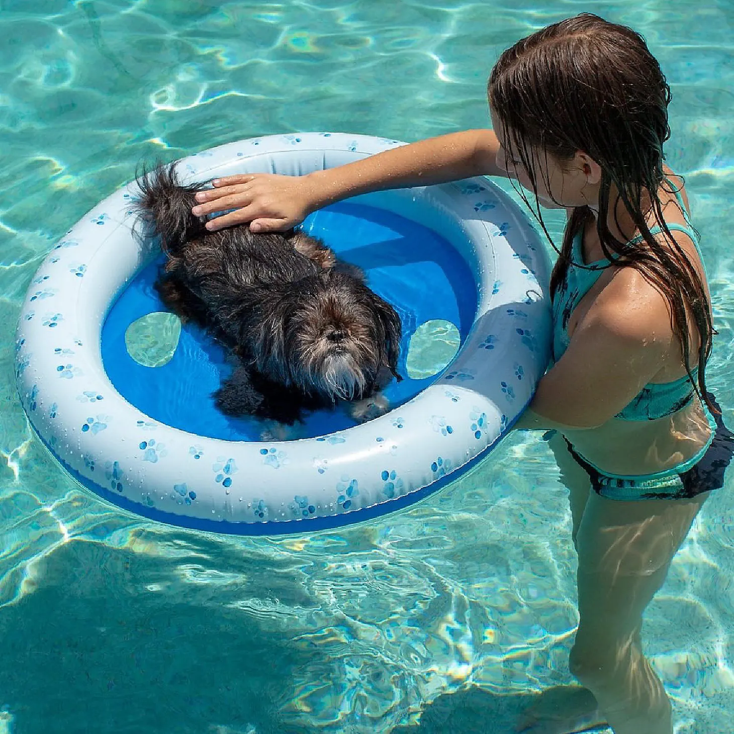 Inflatable Pet Float Medium Size Up To 35 Lbs.