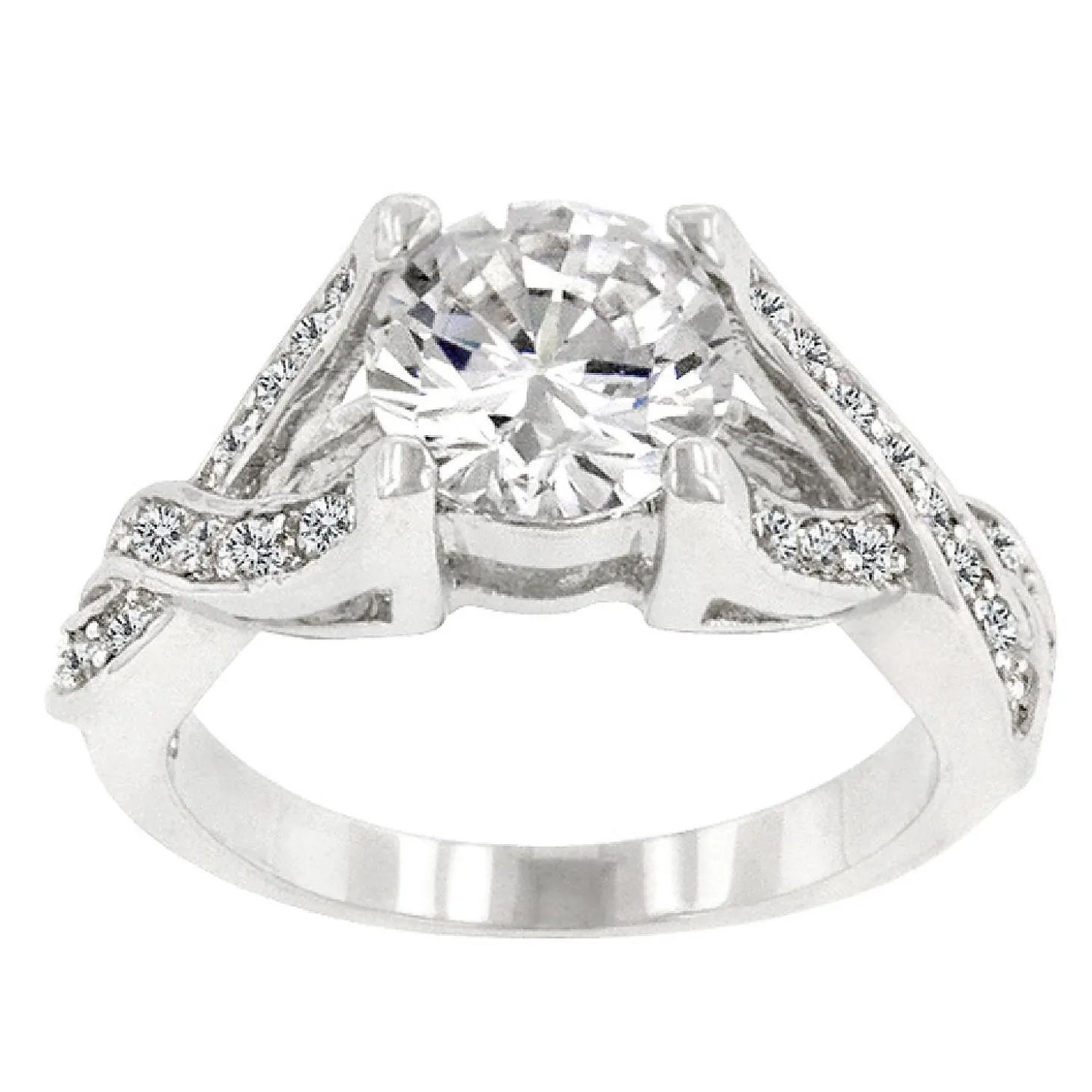 J Goodin Brilliant Twist Engagement Ring Size 6