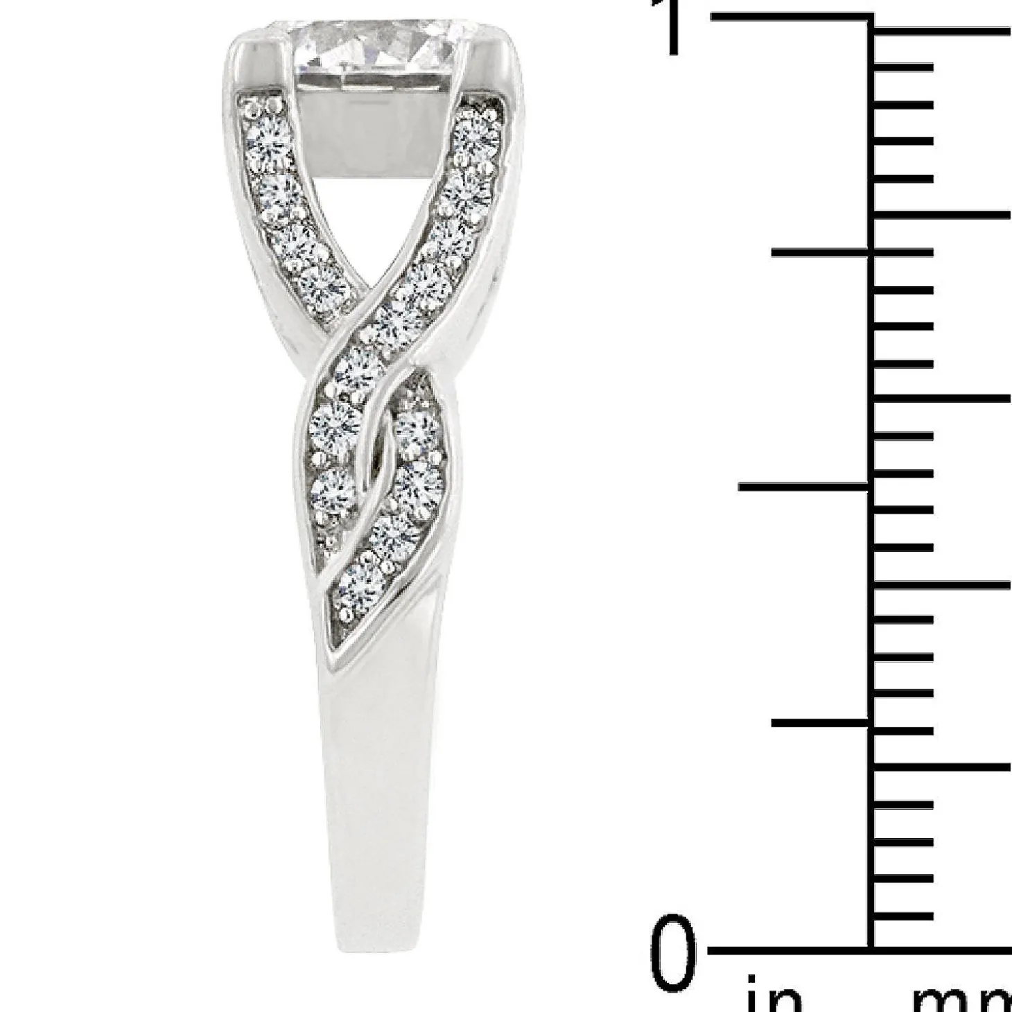 J Goodin Brilliant Twist Engagement Ring Size 6