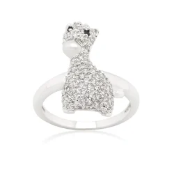 J Goodin Cubic Zirconia Giraffe Ring Size 6