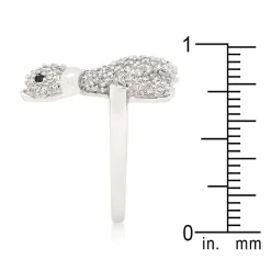 J Goodin Cubic Zirconia Giraffe Ring Size 6