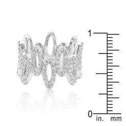 J Goodin Cubic Zirconia Oval Fashion Ring Size 9