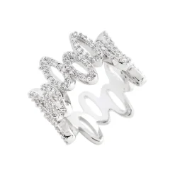 J Goodin Cubic Zirconia Oval Fashion Ring Size 5